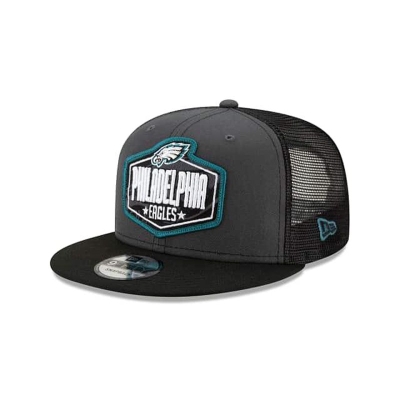 Philadelphia Eagles Gorra | New Era NFL Draft 9fifty Snapback Cap Mexico - Grises